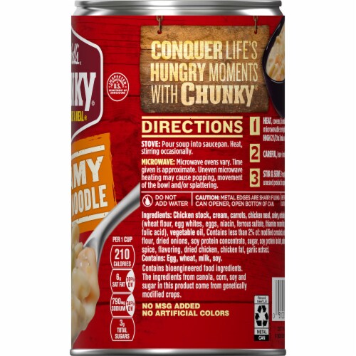Campbell's® Chunky® Creamy Chicken Noodle Soup Perspective: right