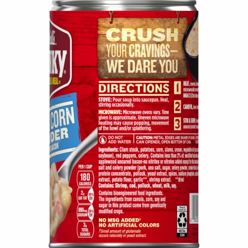Campbell's® Chunky® Clam and Corn Chowder with Bacon Perspective: right
