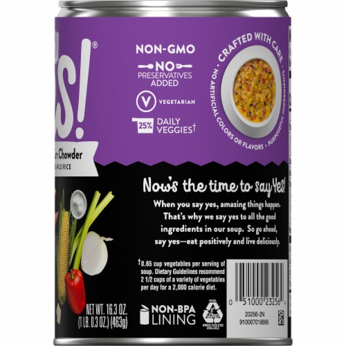 Campbell's Well Yes! Sweet Potato Corn Chowder Perspective: right