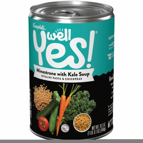 Campbell's Well Yes! Minestrone Kale Soup Perspective: right