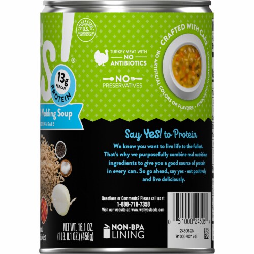 Campbell's Well Yes! Mediterranean-Style Wedding Soup Perspective: right