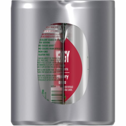 V8 Plus® Energy Strawberry Banana Plant-Based Energy Beverage Perspective: right