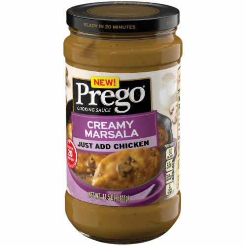 Prego Creamy Marsala Cooking Sauce Perspective: right