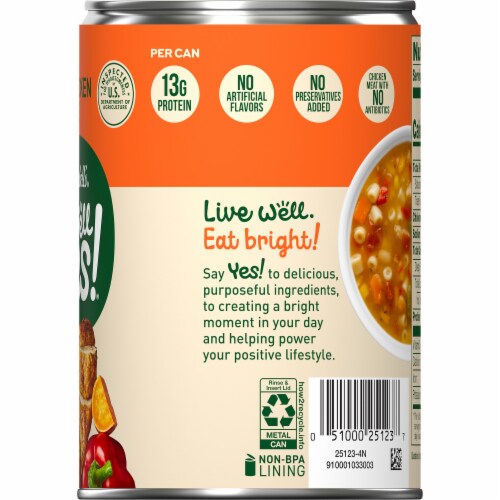 Campbell's® Well Yes!® Roasted Chicken and Vegetable Soup Perspective: right