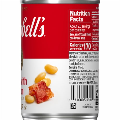 Campbell's® Condensed Bean with Bacon Soup Perspective: right