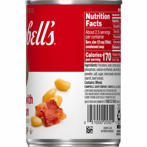 Campbell's® Condensed Bean With Bacon Soup Perspective: right