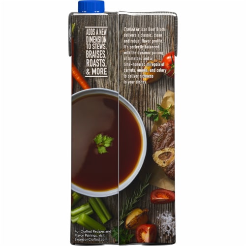 Swanson Crafted Artisan Beef Broth Perspective: right