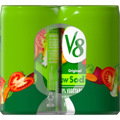 V8® Low Sodium Original 100% Vegetable Juice Perspective: right