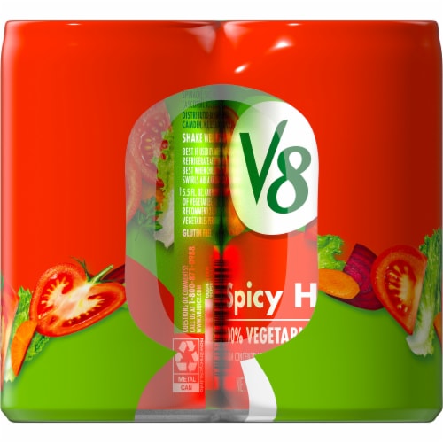 V8® Spicy Hot 100% Vegetable Juice Perspective: right