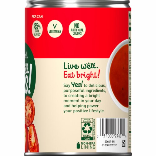 Campbell's® Well Yes!® Tomato & Sweet Basil Soup Perspective: right