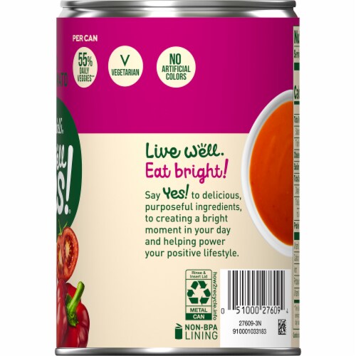 Campbell's® Well Yes!® Roasted Red Pepper & Tomato Soup Perspective: right