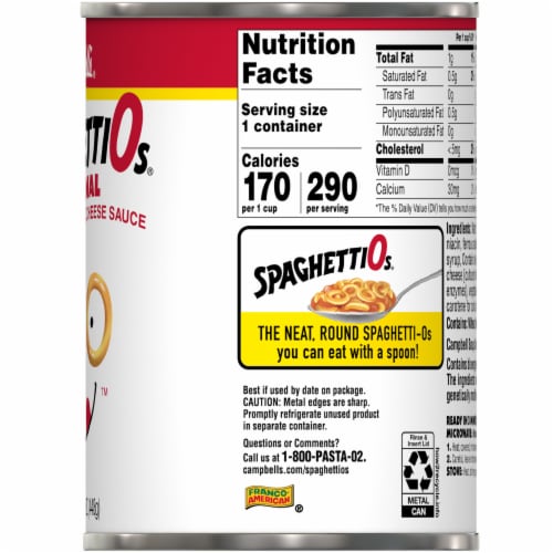 Campbell's® Retro Label Original SpaghettiOs Perspective: right