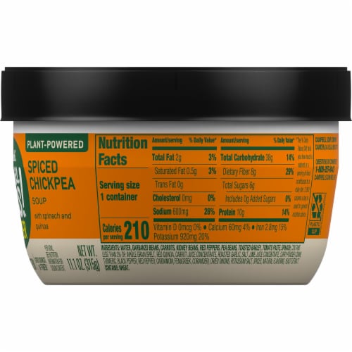 Campbell's® Well Yes!® Spiced Chickpea Soup Perspective: right
