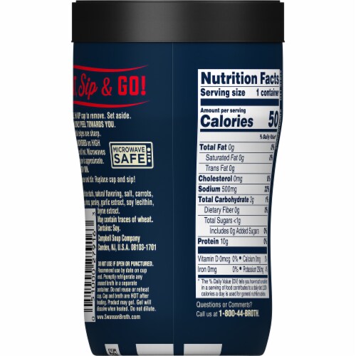 Swanson® Sipping Beef Bone Broth Perspective: right