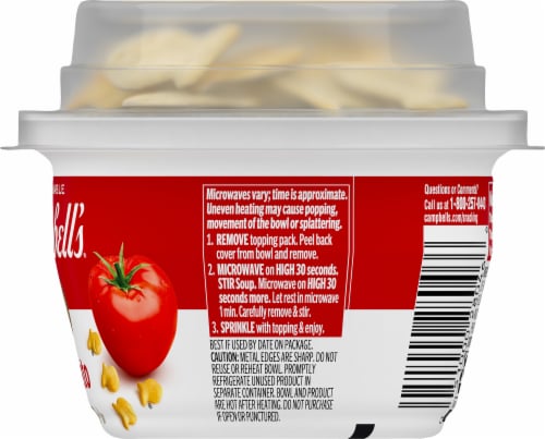 Campbell's® Classic Tomato Soup with Original Goldfish Crackers Perspective: right