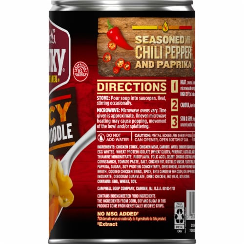 Campbell's® Chunky® Spicy Chicken Noodle Soup Perspective: right