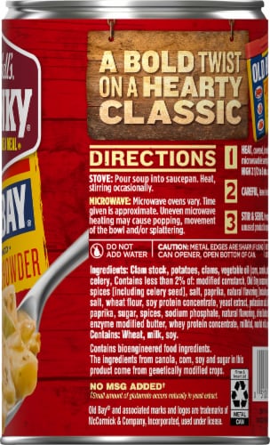 Campbell's® Chunky OLD BAY® Seasoned Clam Chowder Perspective: right