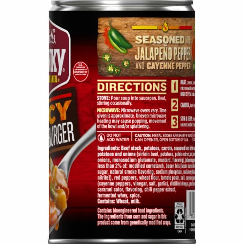 Cambell's® Chunky® Spicy Sirloin Burger Soup Perspective: right