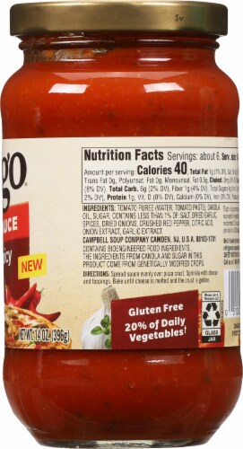 Prego® Bold & Spicy Pizza Sauce Perspective: right