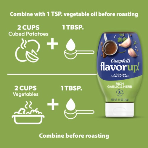 Campbell's® Flavor Up!™ Rich Garlic and Herb Concentrate Perspective: right
