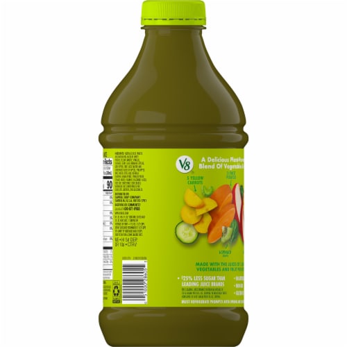 V8® Deliciously Green™ Vegetable & Fruit Juice Blend Perspective: right