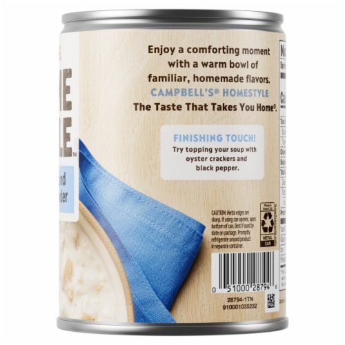 Campbell's® Homestyle™ New England Clam Chowder Perspective: right