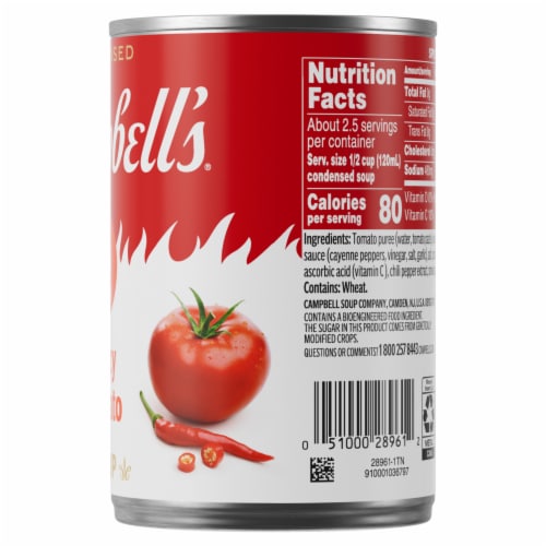 Campbell's® Condensed Spicy Tomato Soup Perspective: right