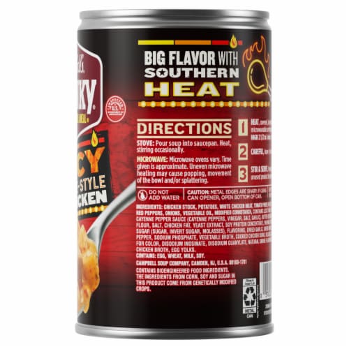Campbell's® Chunky® Spicy Nashville-Style Hot Chicken Soup Perspective: right