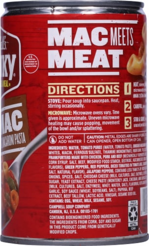 Campbell's® Chunky® Chili Dog Mac Soup Can Perspective: right