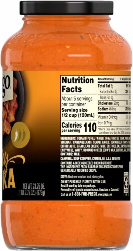 Prego® Italian Creamy Spicy Vodka Sauce Perspective: right