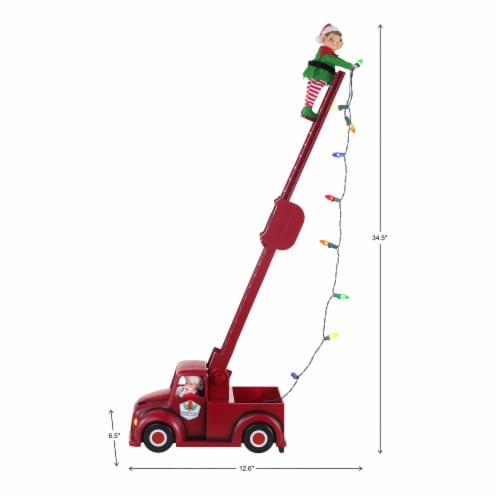 Mr. Christmas Santa's Santa's Utility Truck Holiday Décor Perspective: right