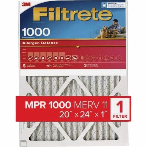 Filtrete 20x24x1 1000 Mpr Filter 9826-4 Perspective: right
