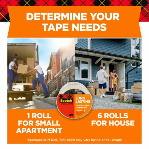 Scotch® Long Lasting Storage Packaging Tape - Clear Perspective: right