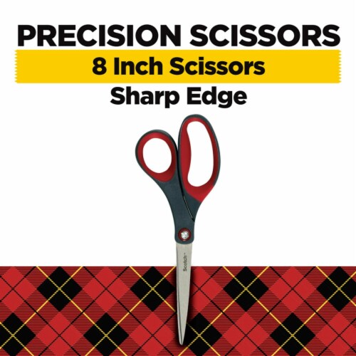 Scotch™ Precision Scissors - Gray / Red Perspective: right