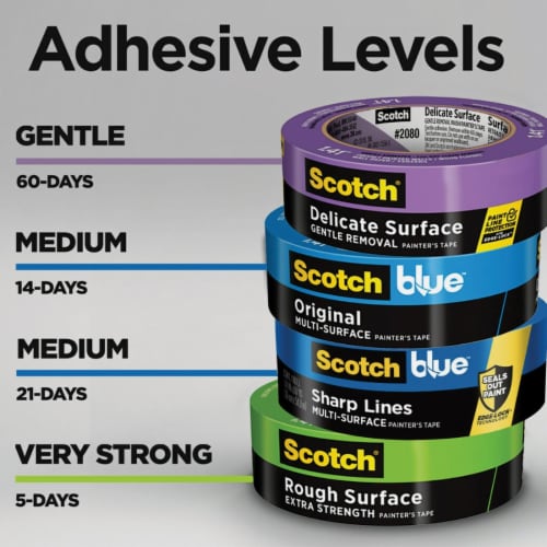 ScotchBlue™ Sharp Lines Multi-Surface Painter's Tape Roll Perspective: right