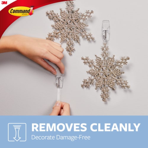 Command™ Damage-Free Hanging Medium Wire Hooks Value Pack - Clear Perspective: right