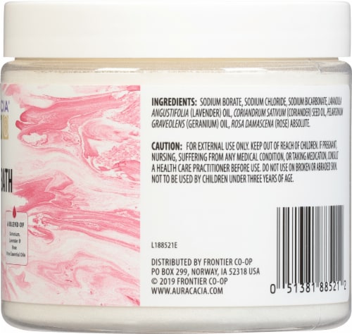 Aura Cacia® Geranium Comforting Aromatherapy Mineral Bath Perspective: right
