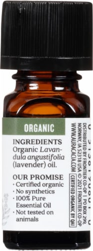 Aura Cacia Organic Lavender Essential Oil Perspective: right