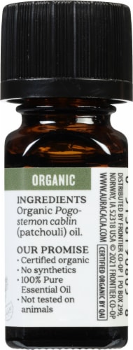 Aura Cacia Organic Patchouli Oil Perspective: right