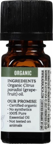 Aura Cacia Organic Grapefruit Oil Perspective: right