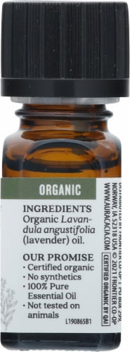 Aura Cacia Organic French Lavender Pure Essential Oil Perspective: right