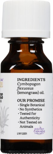 Aura Cacia® Lemongrass Oil Essential Oil Perspective: right