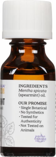 Aura Cacia Spearmint Essential Oil Perspective: right