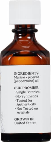Aura Cacia Peppermint Essential Oil Perspective: right