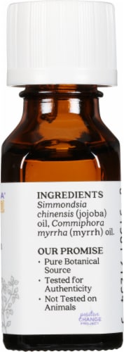 Aura Cacia Myrrh Essential Oil Perspective: right