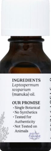 Aura Cacia Manuka Pure Essential Oil Perspective: right