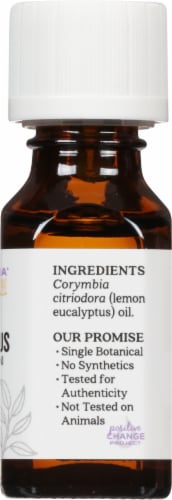 Aura Cacia Lemon Eucalyptus Awakening 100% Pure Essential Oil Perspective: right