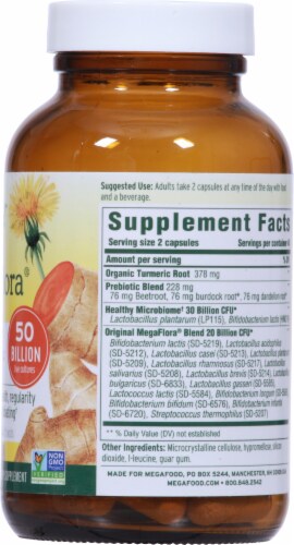 MegaFood MegaFlora® with Turmeric Perspective: right