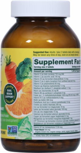MegaFood® Baby & Me 2™ Pre & Post Natal Dietary Supplement Tablets Perspective: right