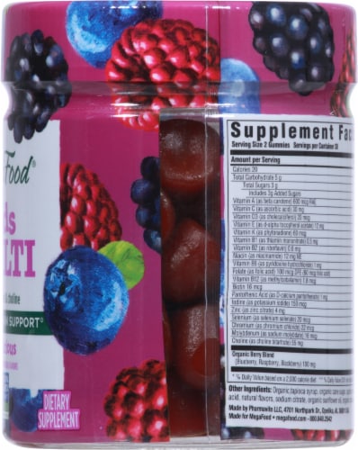 MegaFood® Kids Berrylicious Multi Gummies Perspective: right